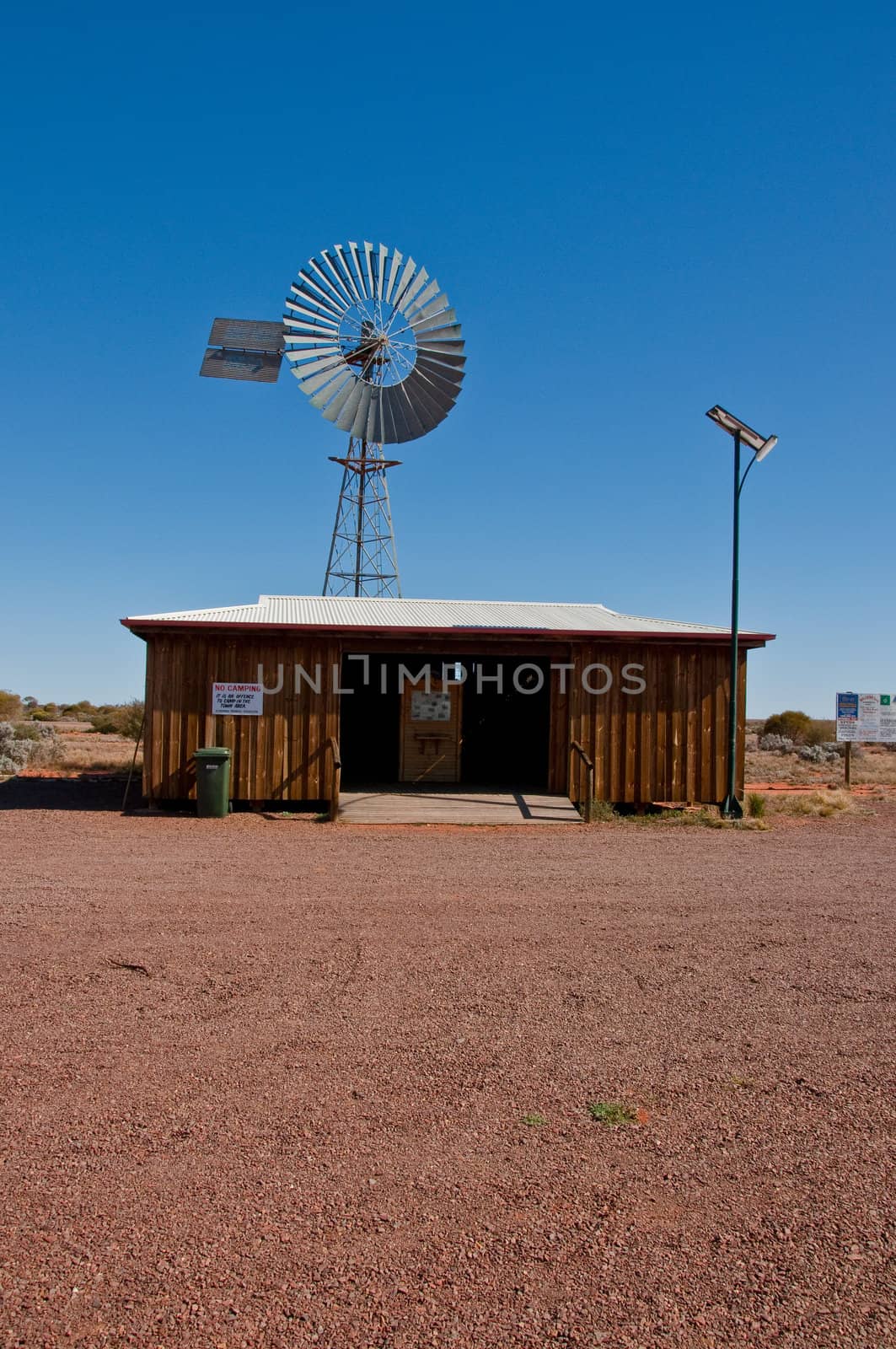 windmill in the australian outback, northen australian