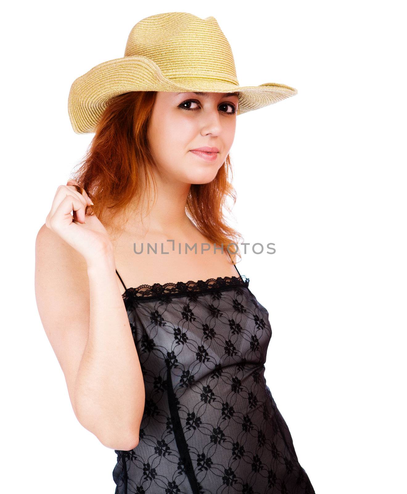 woman wearing hat by olga_sweet