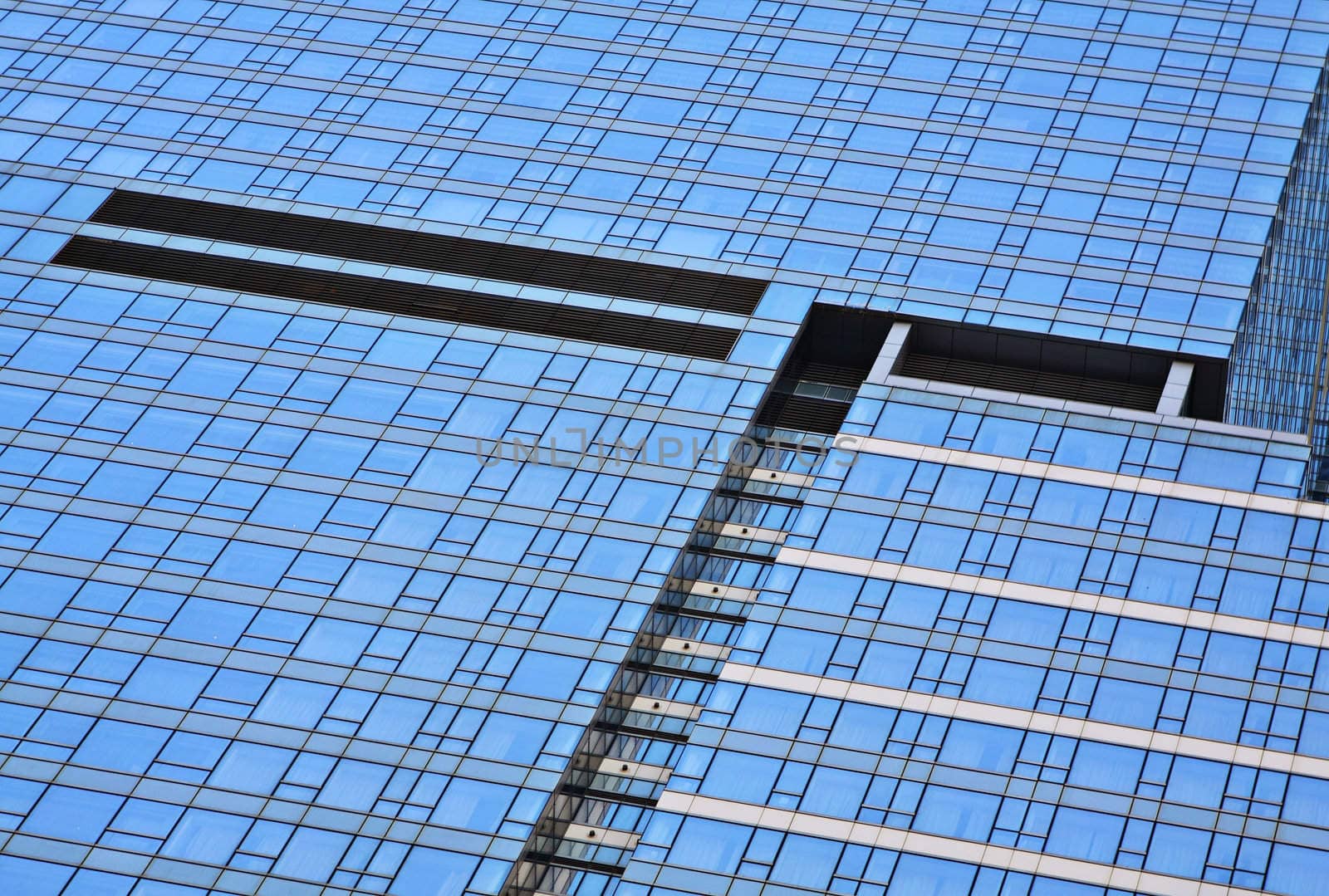 office building glass wall