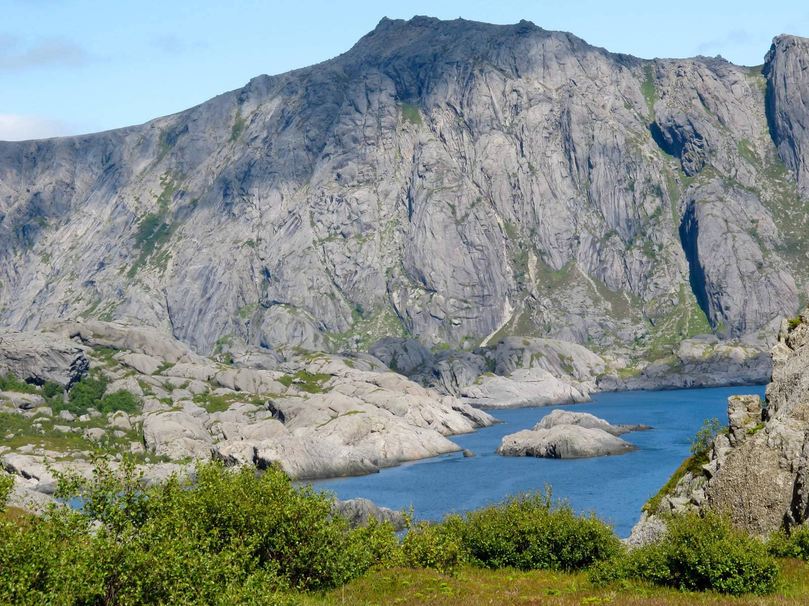 Picturesque landscape at Norway islands
