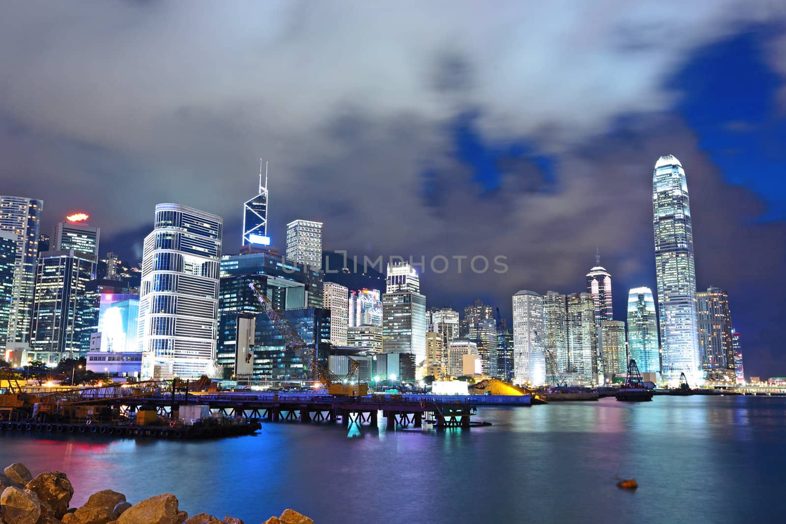 Hong Kong at night