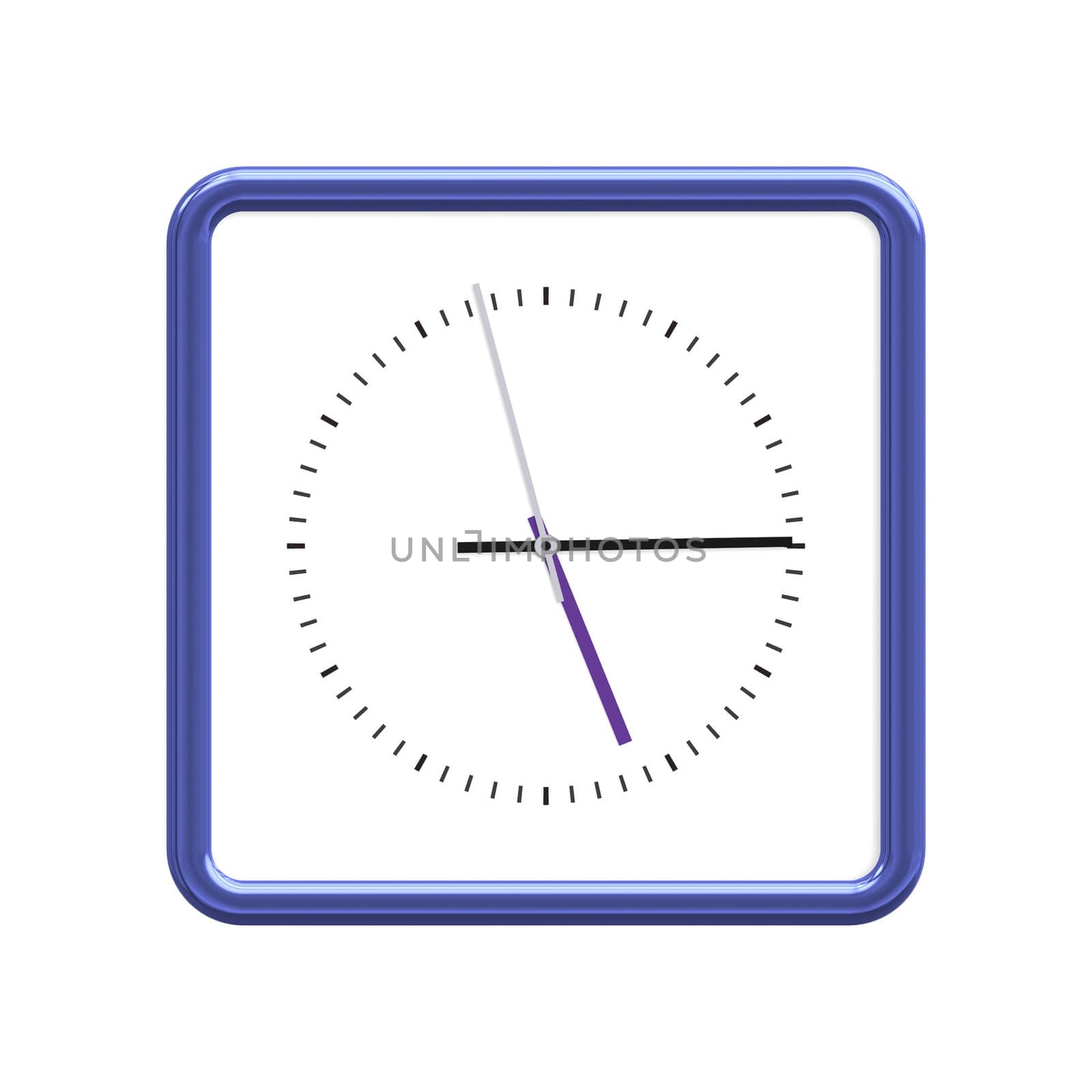 An image of a nice blue clock
