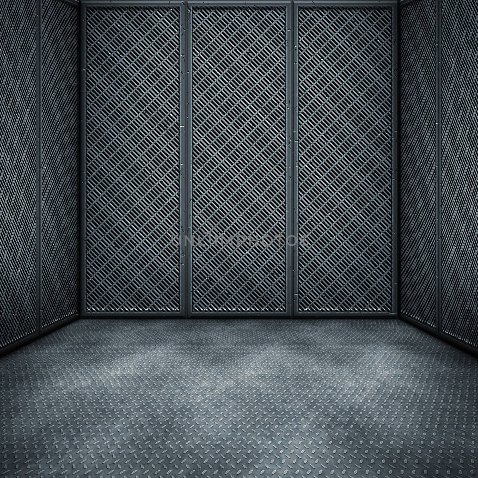 An image of a nice dark steel room background