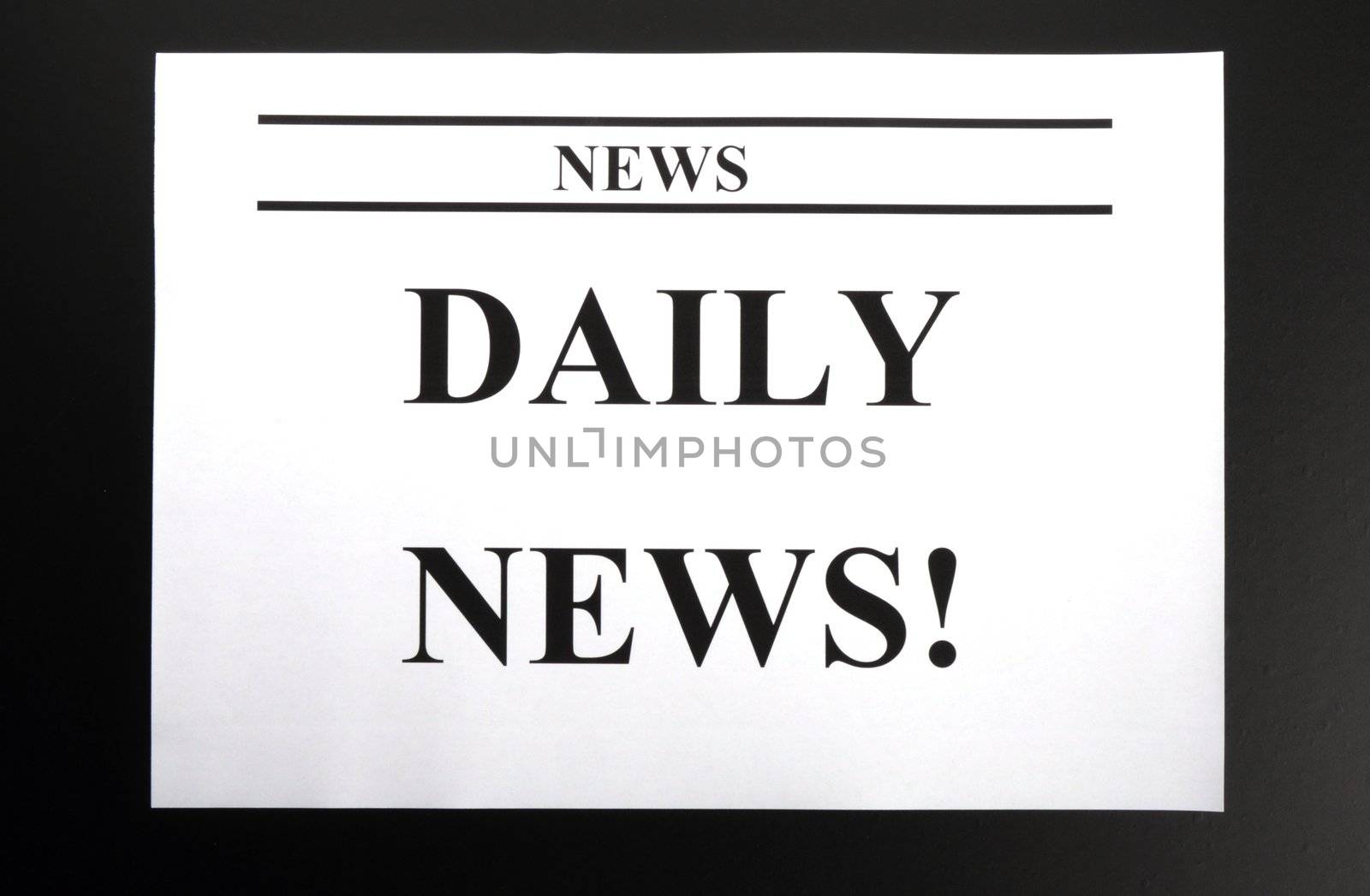 newspaper newsletter or news concept with pile of papers