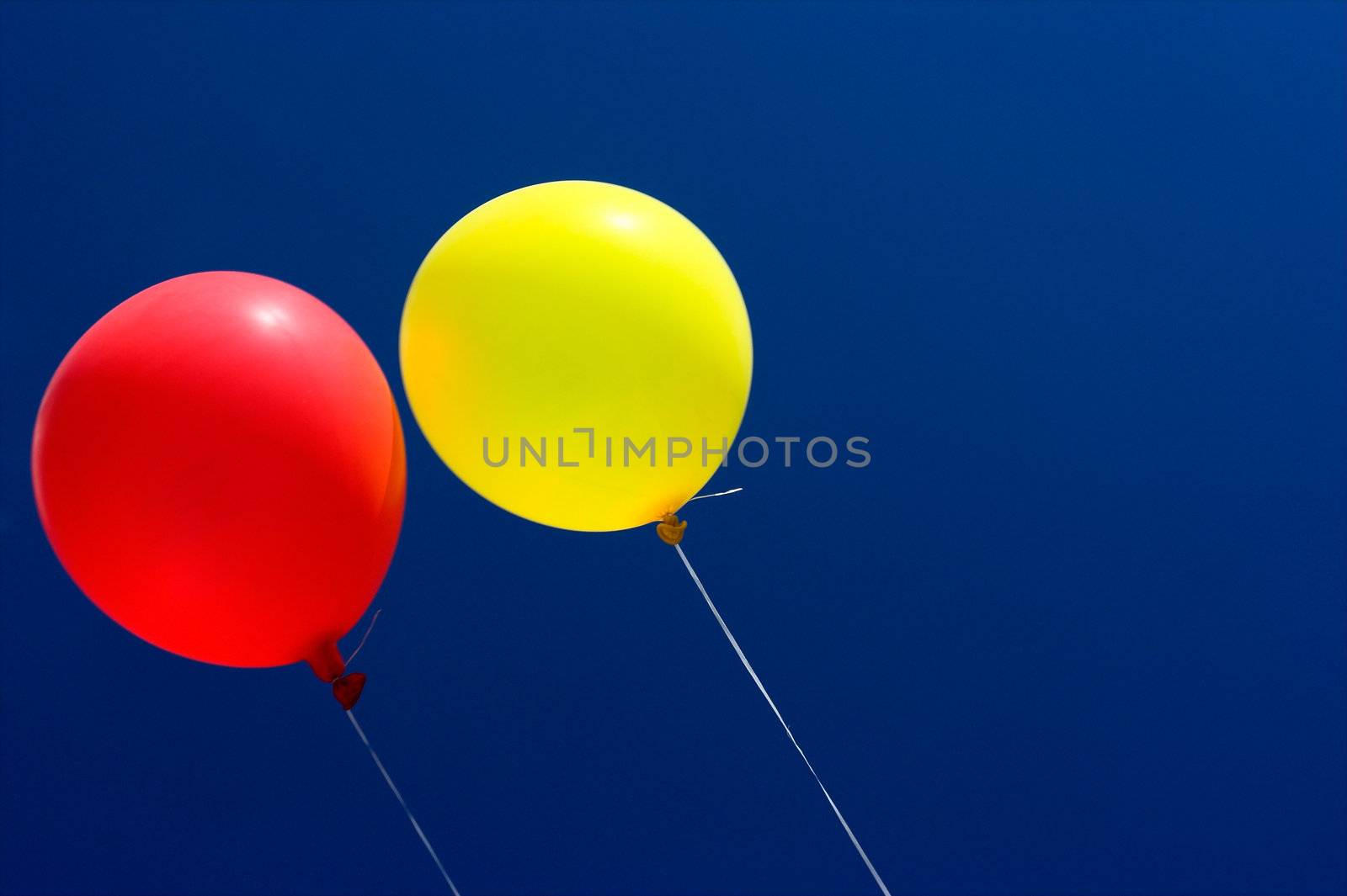 Colorful balloons on the sky 