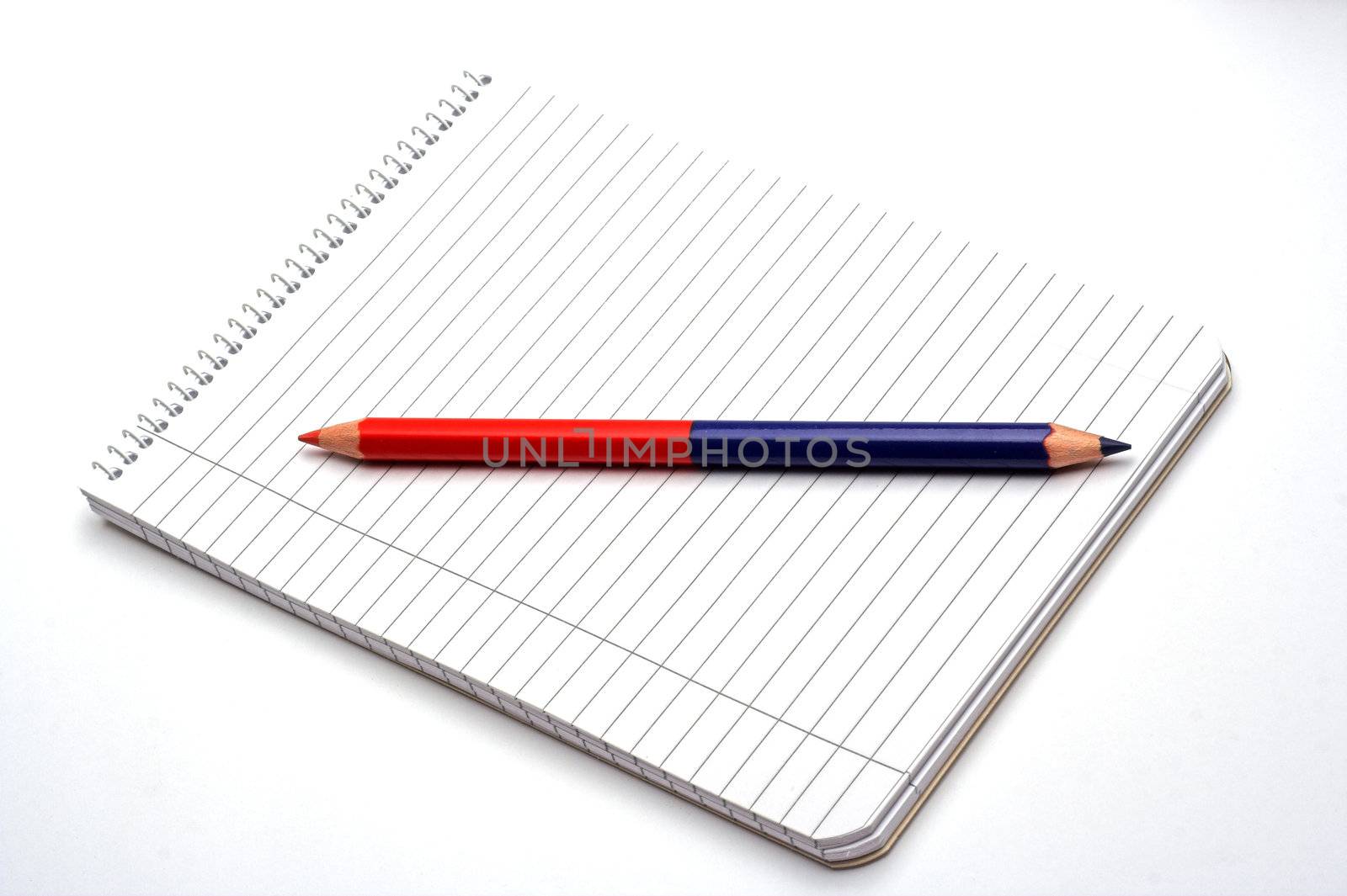 Notebook and pencil by alexkosev