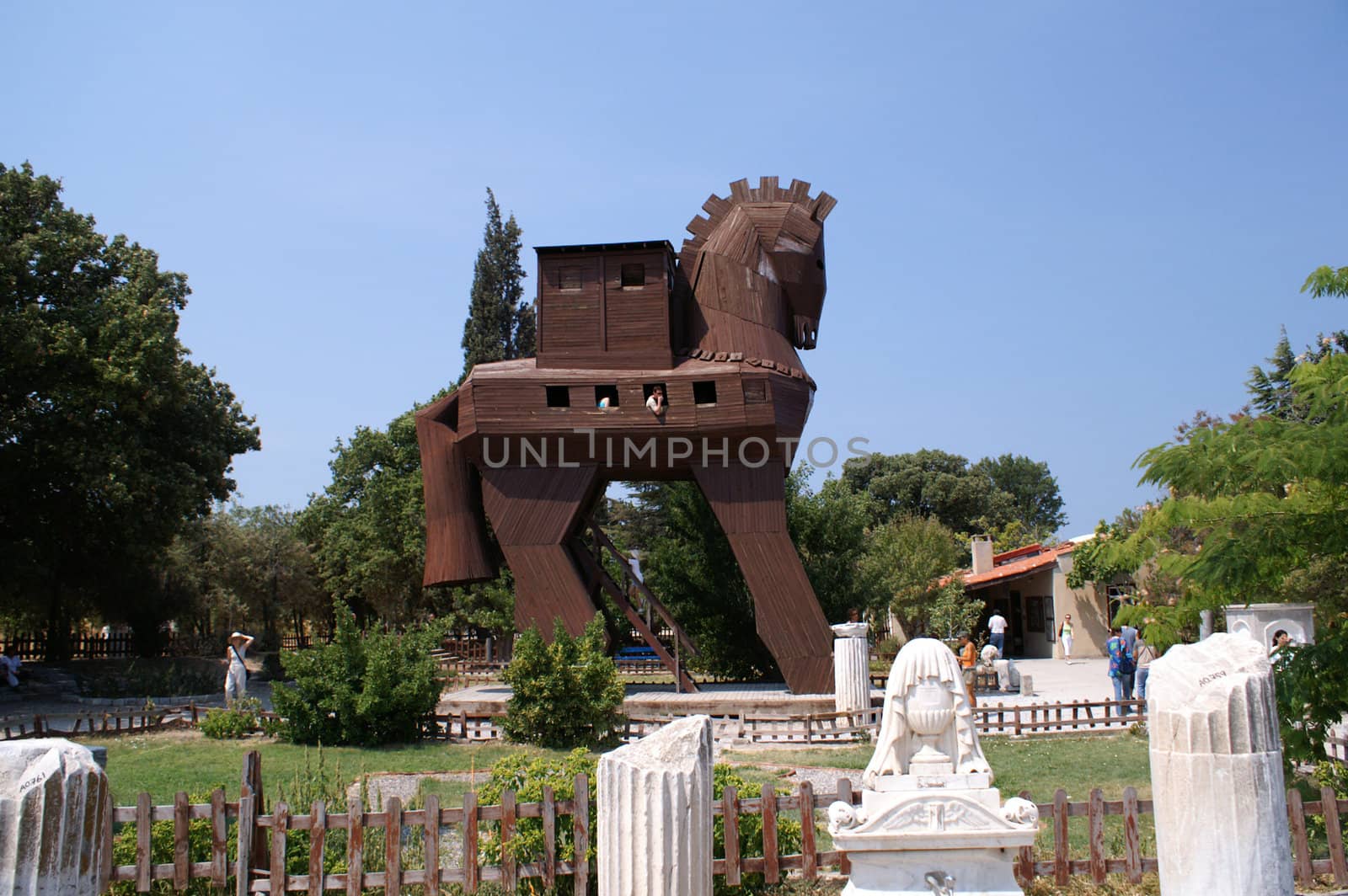 Reconstruction of the Trojan Horse, Turkey, Troja