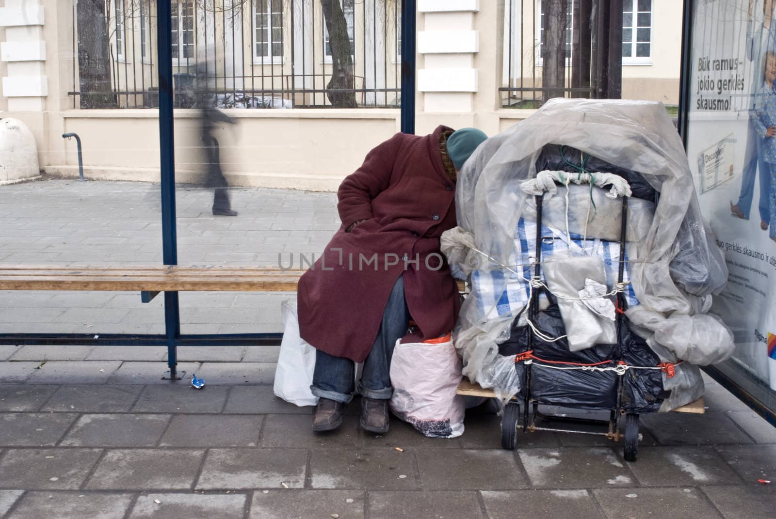 The homeless grandmother by Severas