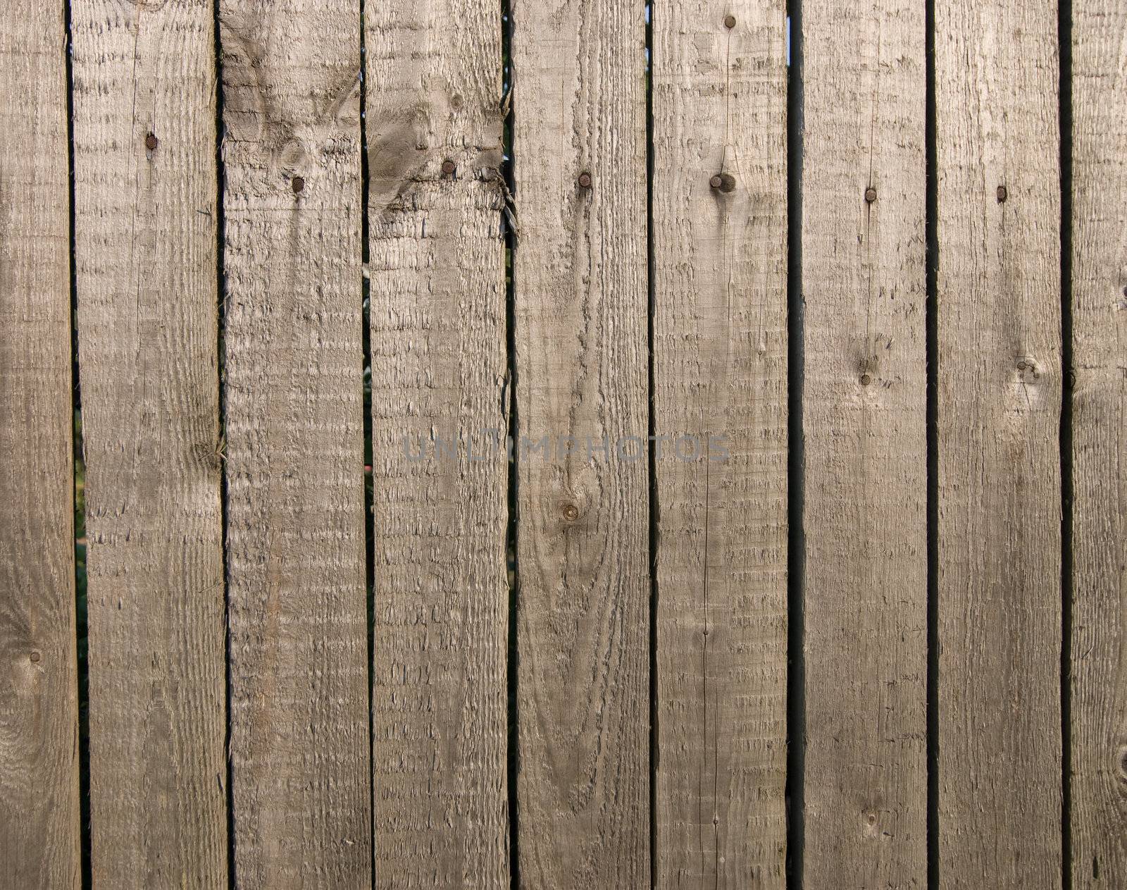 Wooden fence background with natural wood texture