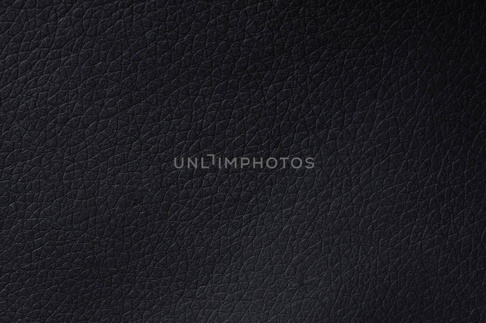 leather texture or background in black with copyspace