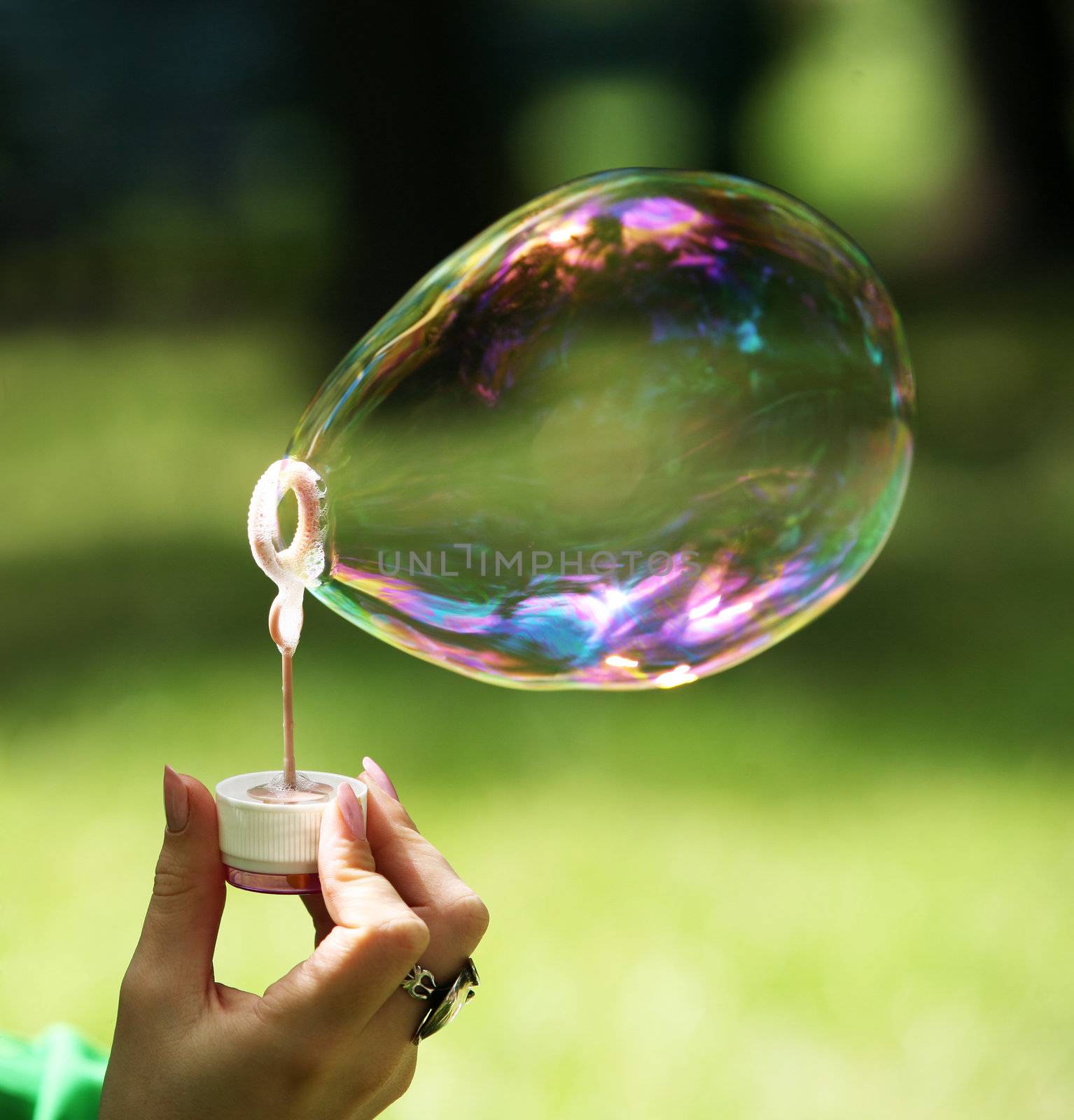 Soap bubble by friday
