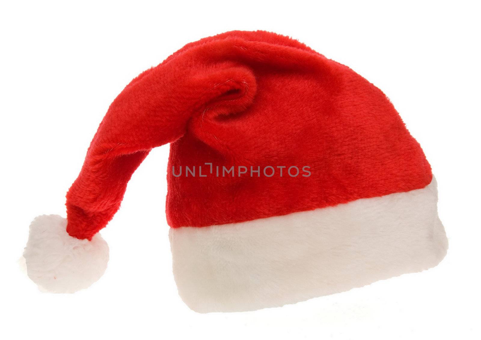 A red santa hat isolated by Baltus