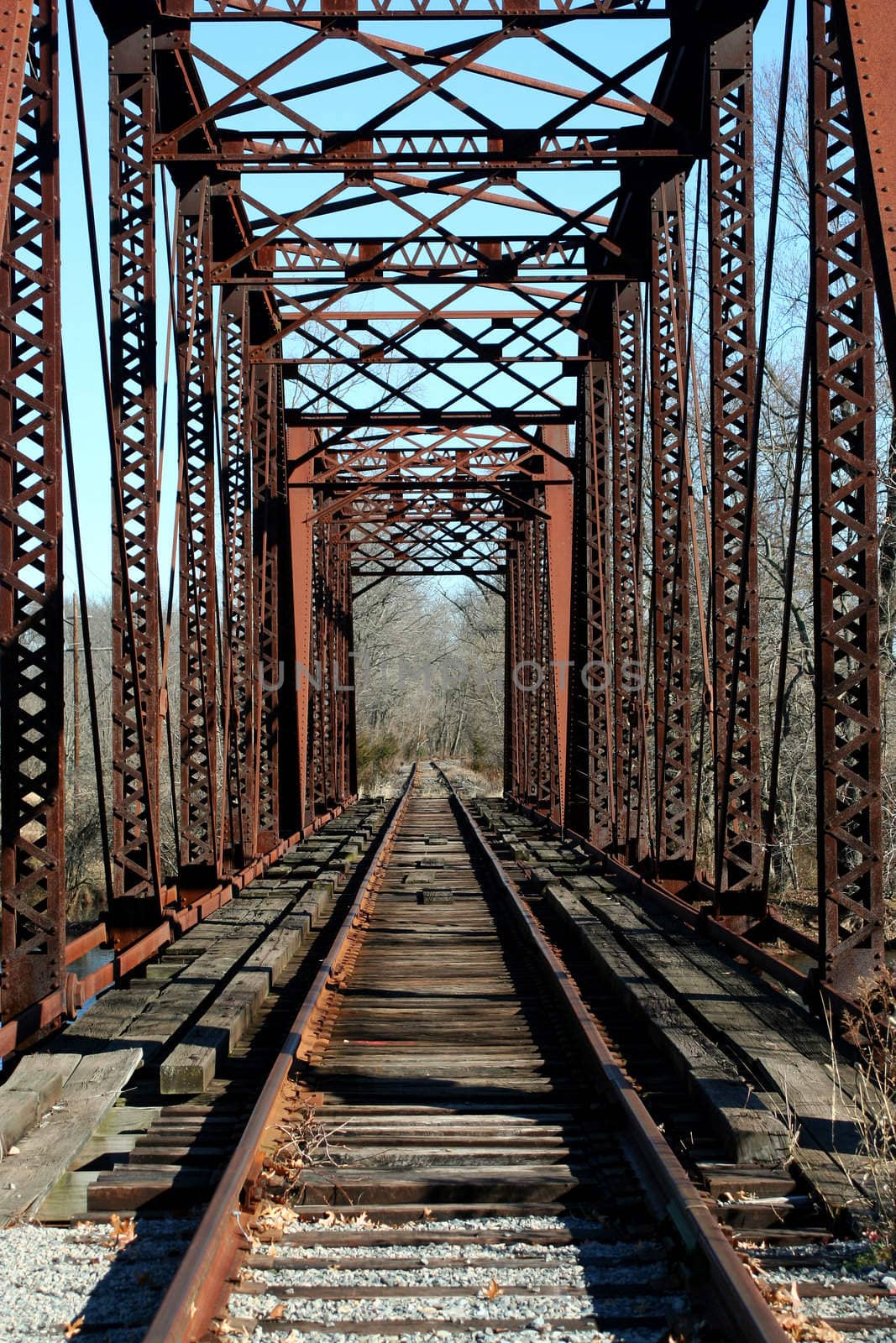 A Old railroad bridge