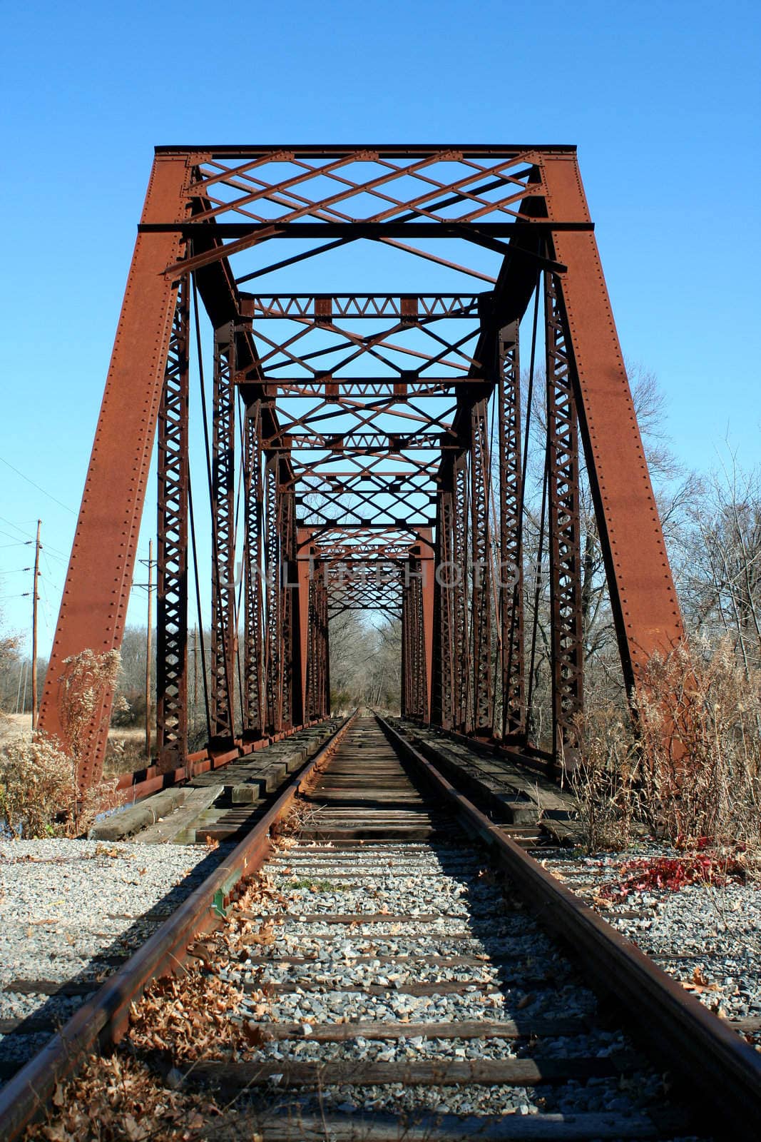 A Old railroad bridge