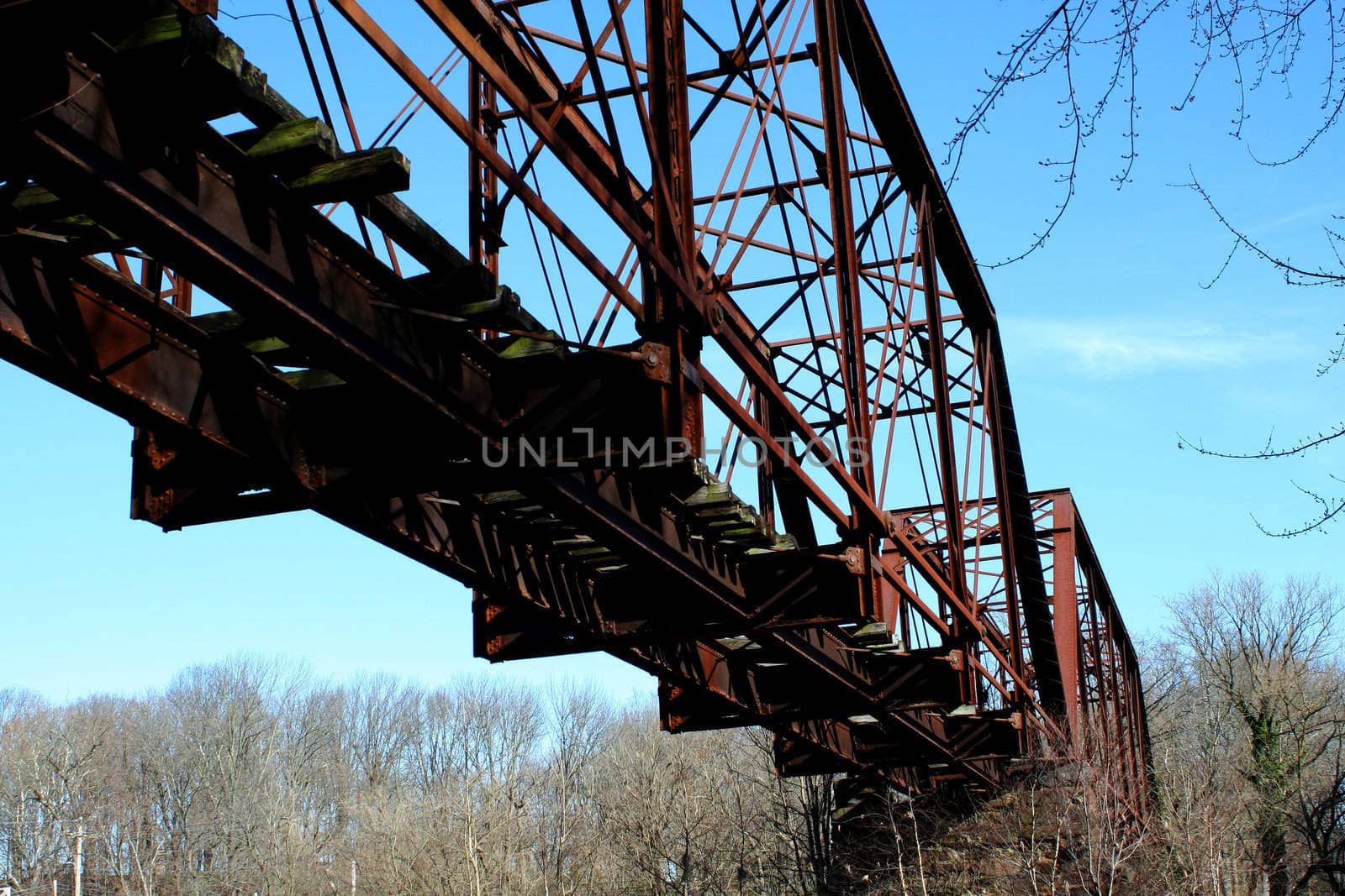 A Old railroad bridge