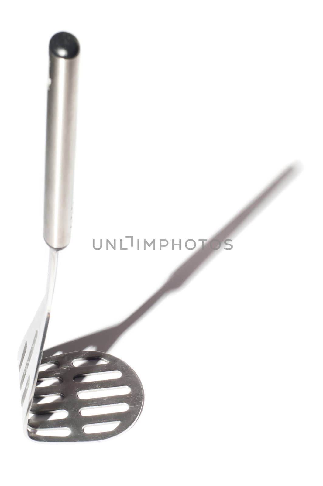 Kitchenware and strong shaddow isolated on white