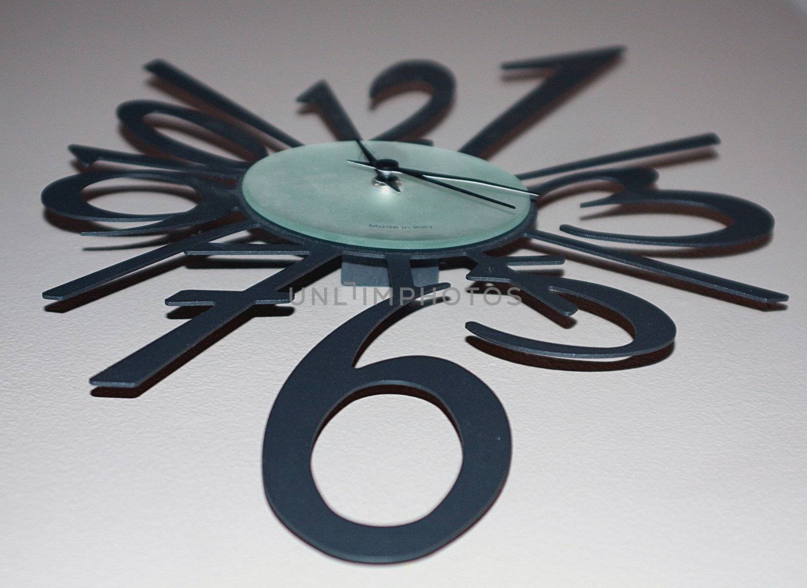 Abstract Large Wall Clock by knktucker