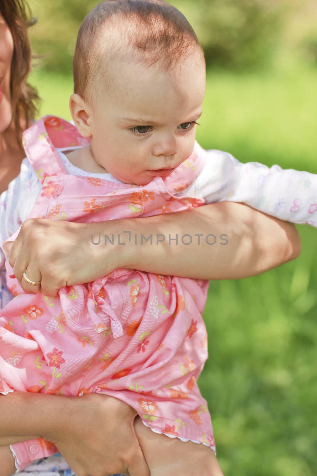 Happy mother with child by manaemedia