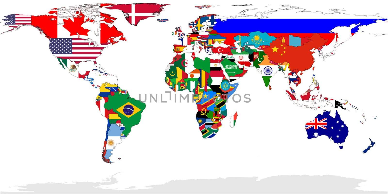 World map flags by speedfighter