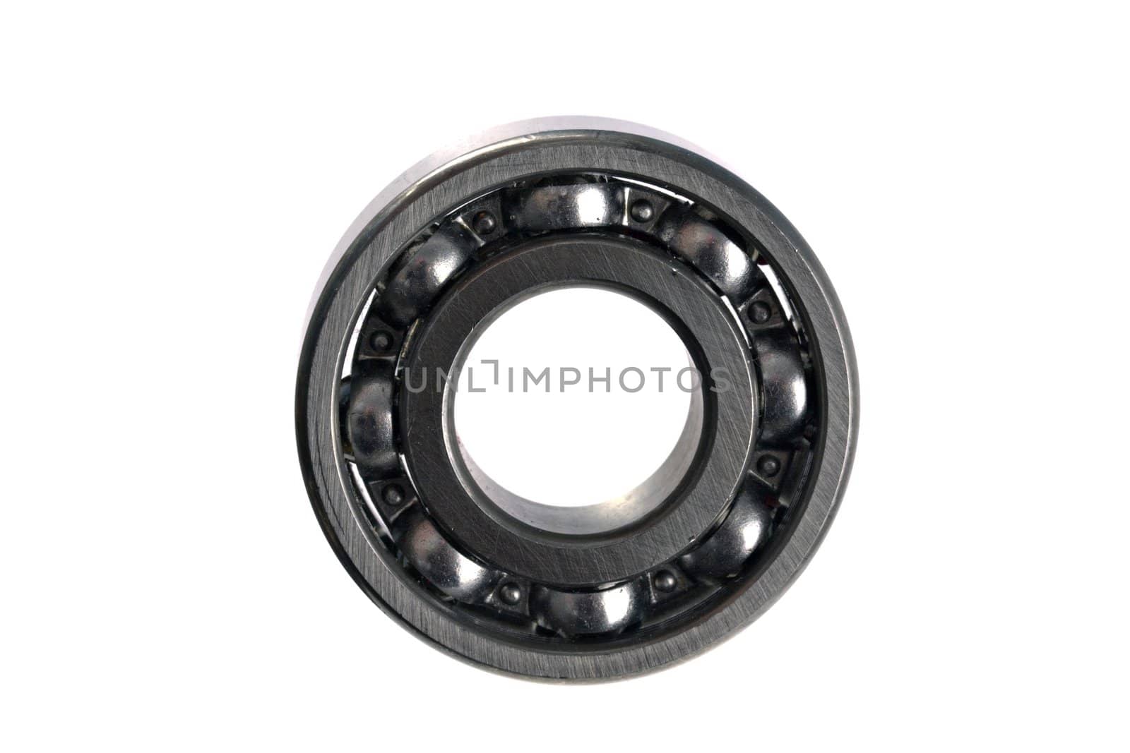 Ball bearing isolated on white background