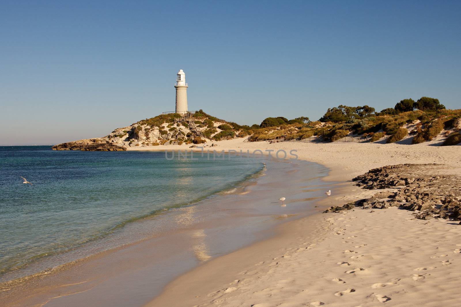Bathurst Lighthouse – one of two lighthouses on Rottnest Island, Western Australia.