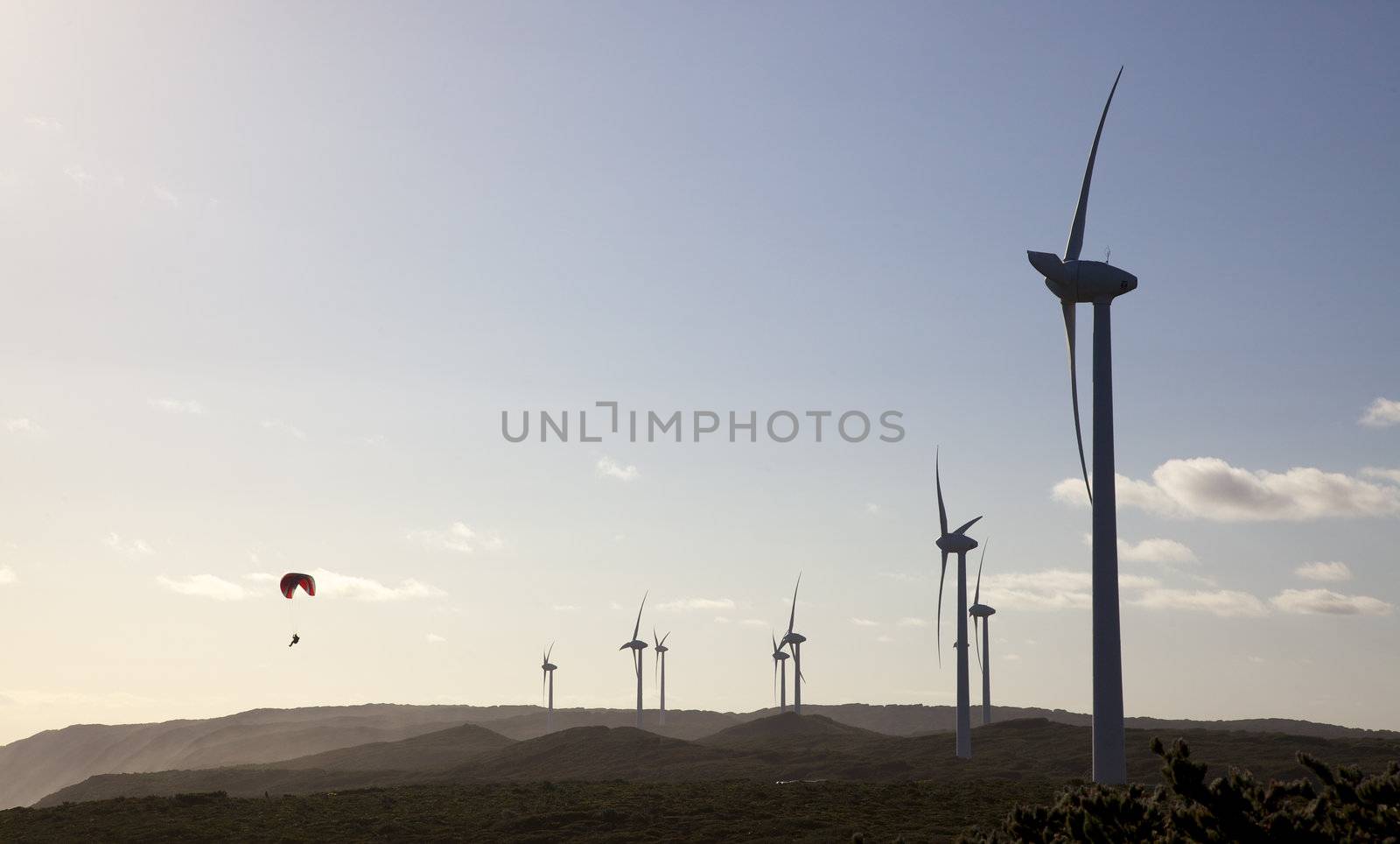 Albany Wind Farm, near the town of the same name in Western Australia.