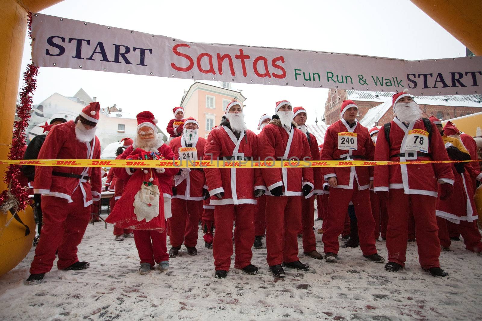 Santas Fun Run & Walk in Riga, Latvia by ints