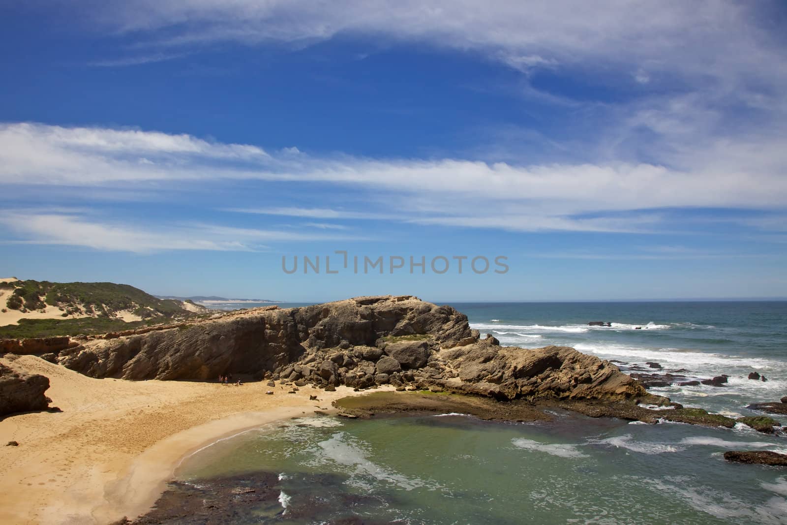 Shelley Bay, a popular tidal pool at Kenton-on-Sea, in South Africa's Eastern Cape.
