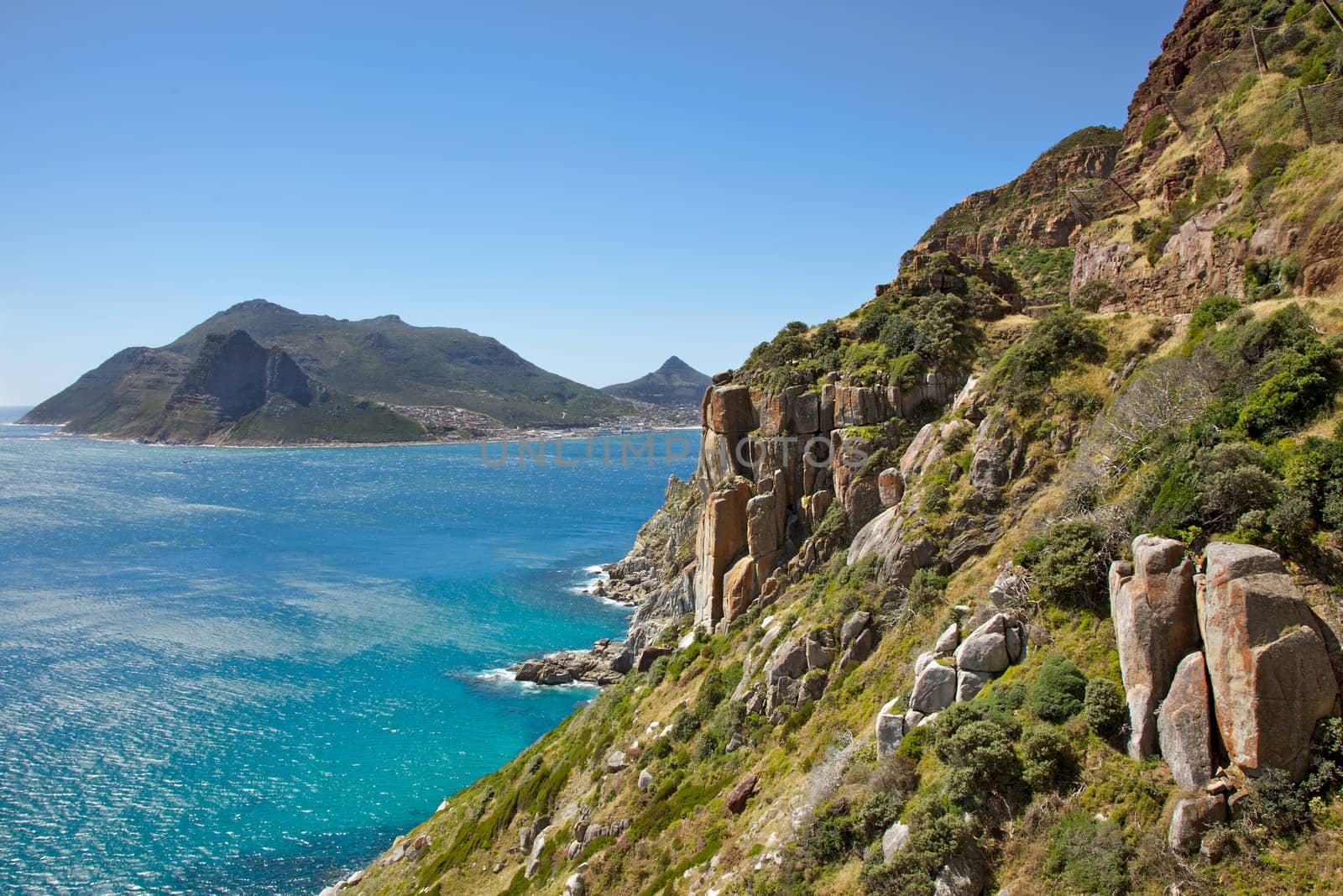 The Sentinel as seen from Chapman's Peak Drive, Cape Peninsula, South Africa.
