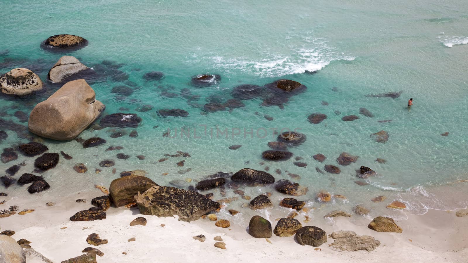 A small section of glamorous Clifton Beach, Cape Town, South Africa.