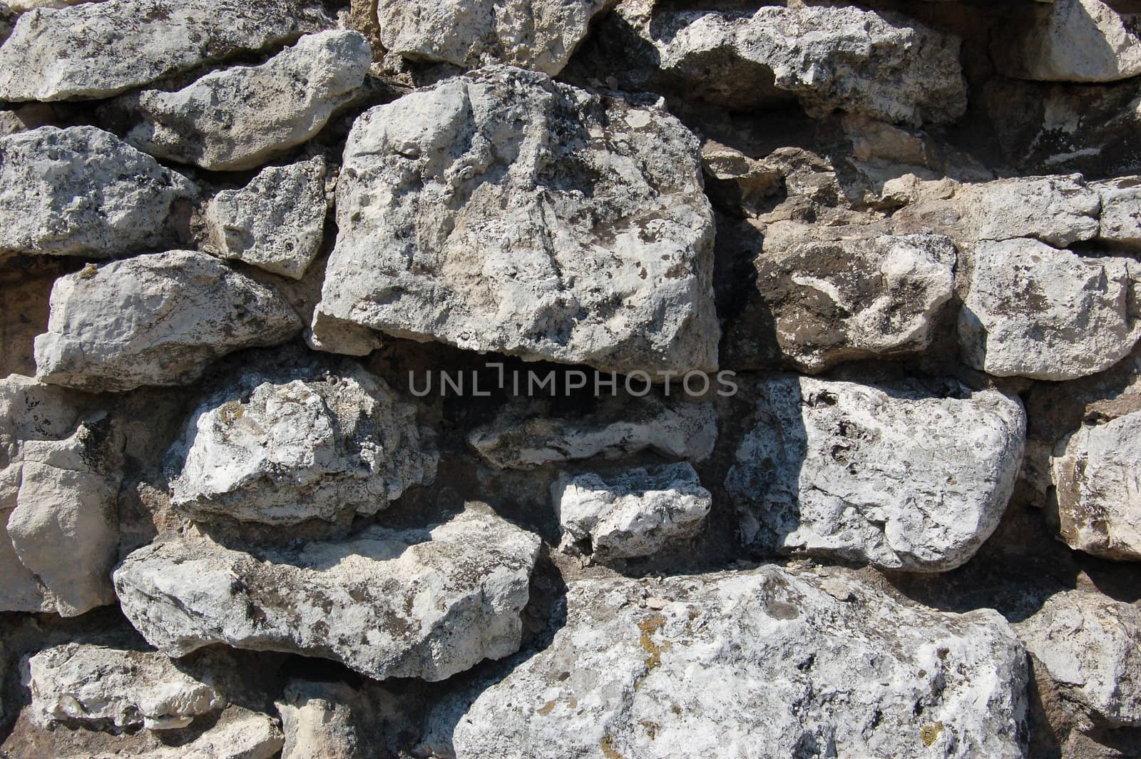 Stone wall of an old castle