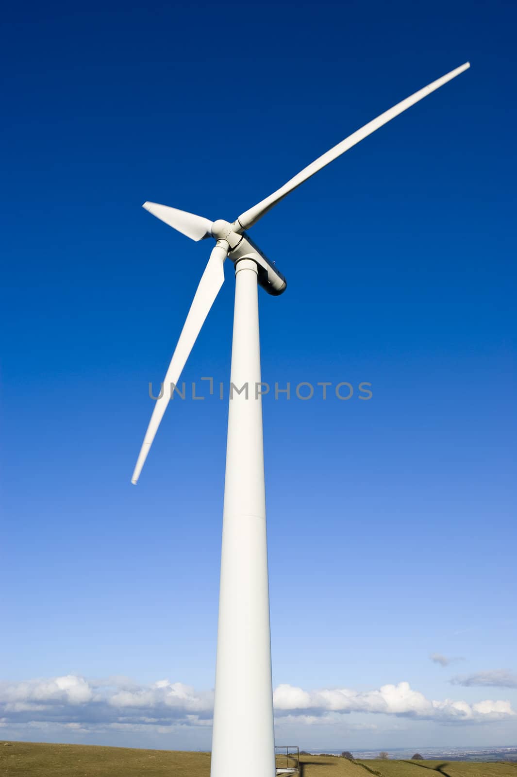 Wind Turbines on the Yorkshire Moors England