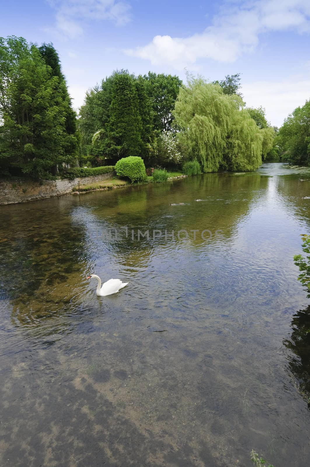 River Wye Ashford-in-the-Water Derbyshire England