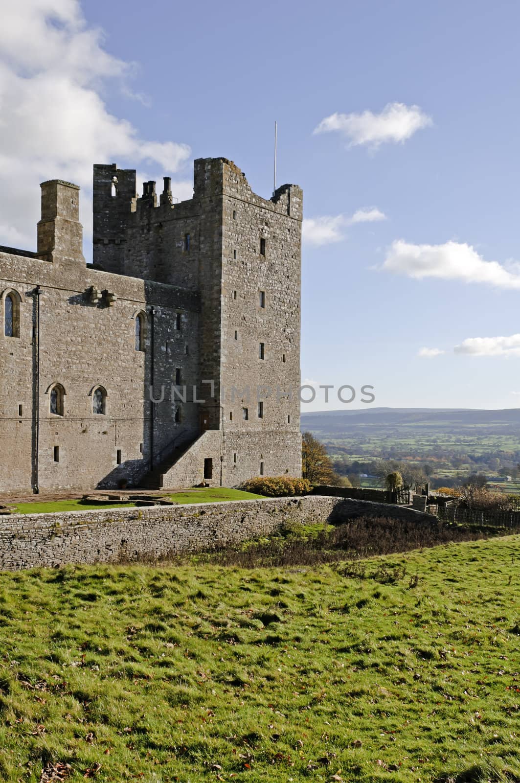 Castle Bolton built in 1399AD Wensleydale Yorkshire Dales UK