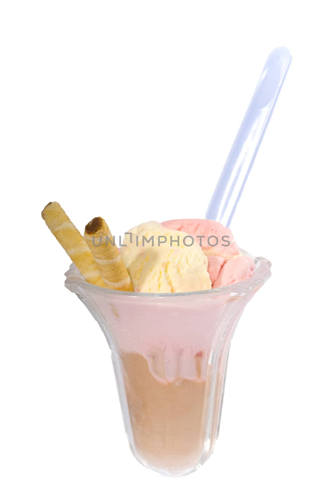 Ice-cream in glass