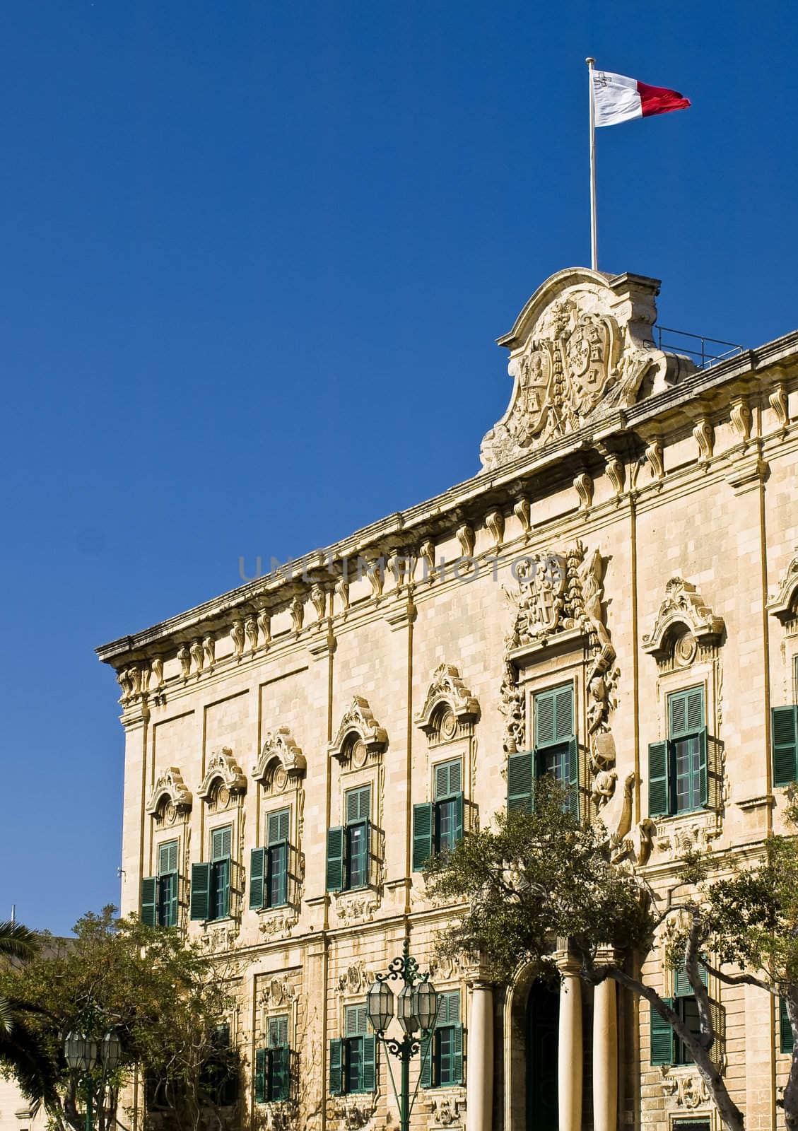 Details of the Palace of the Prime Minister of Malta