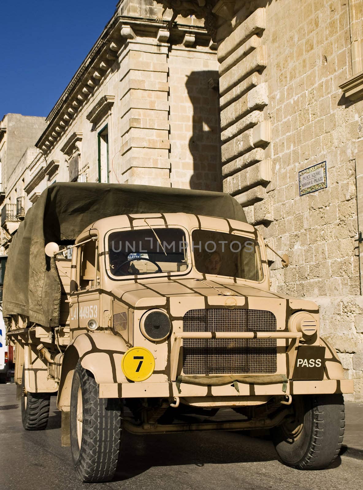 Authentic and unique World War II truck in Malta