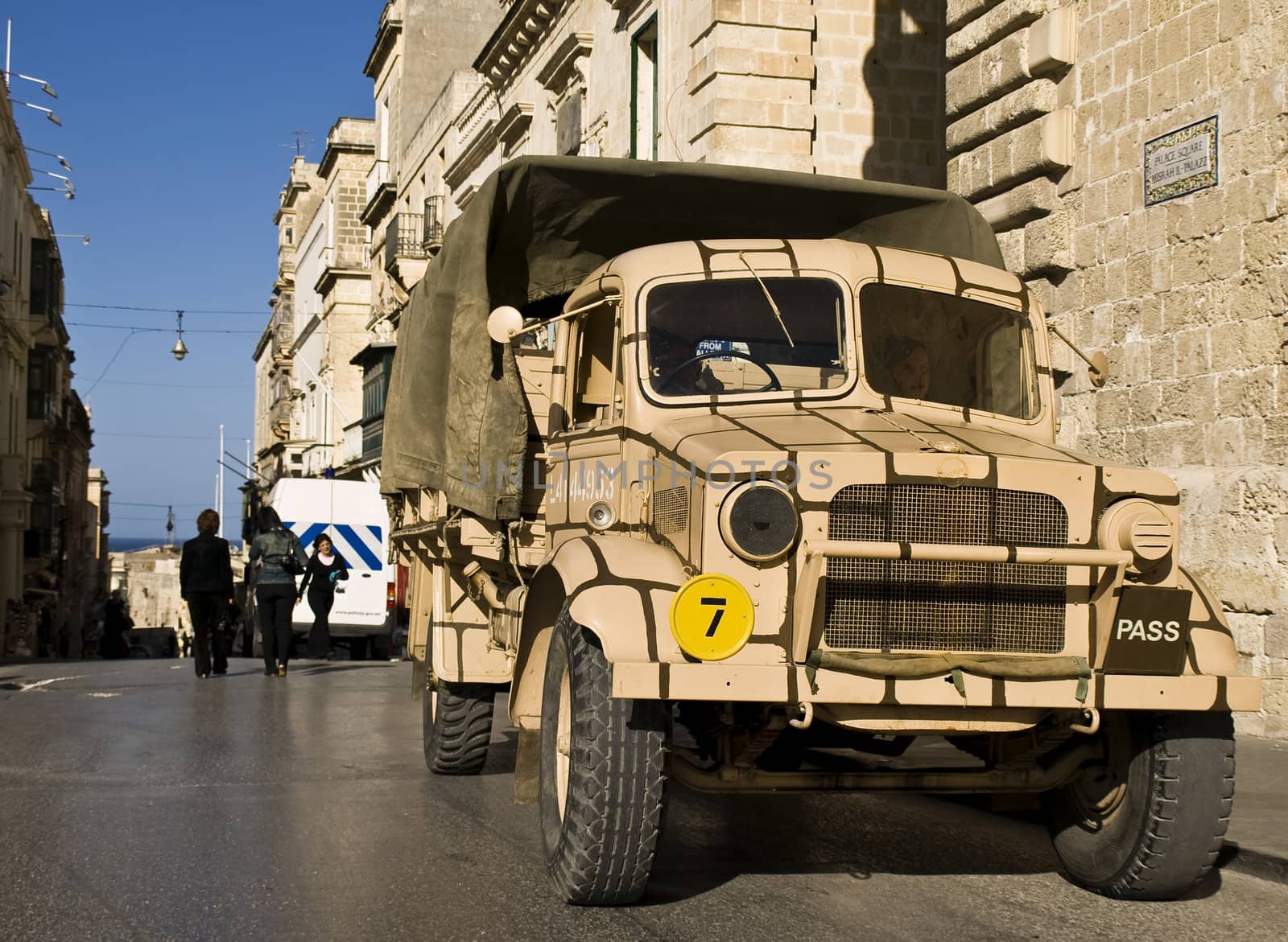 Authentic and unique World War II truck in Malta