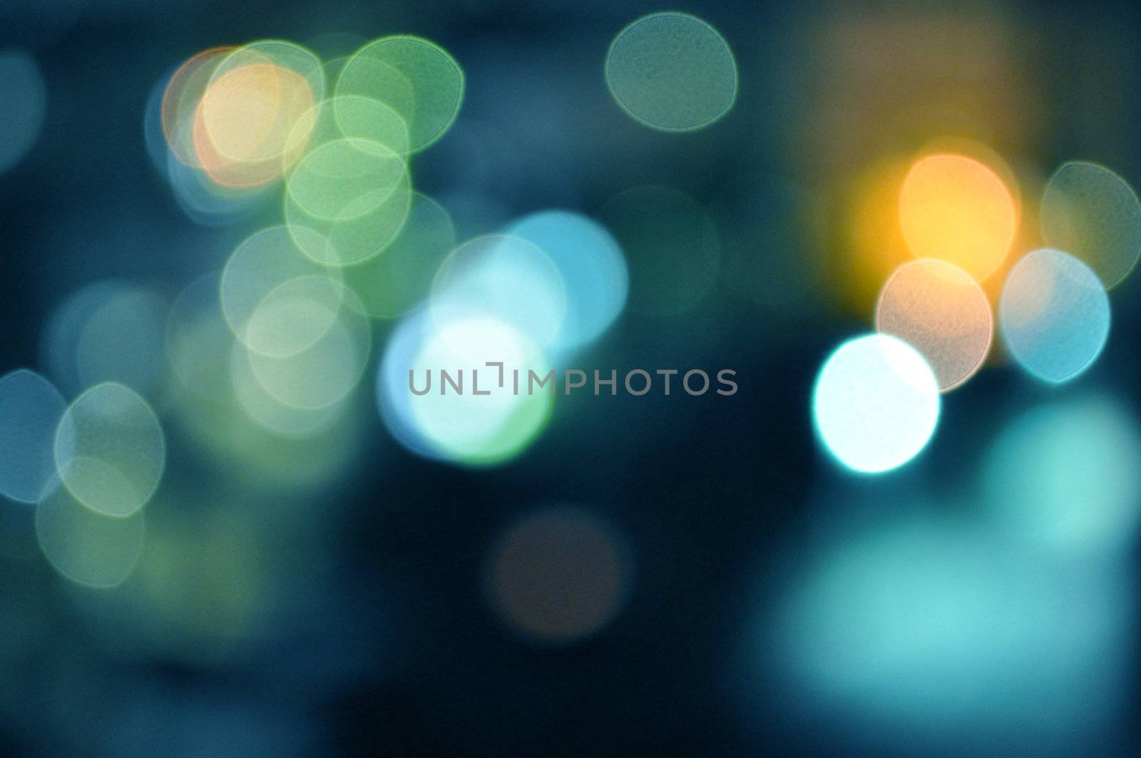 Beautiful background with bokeh city life in shallow depth