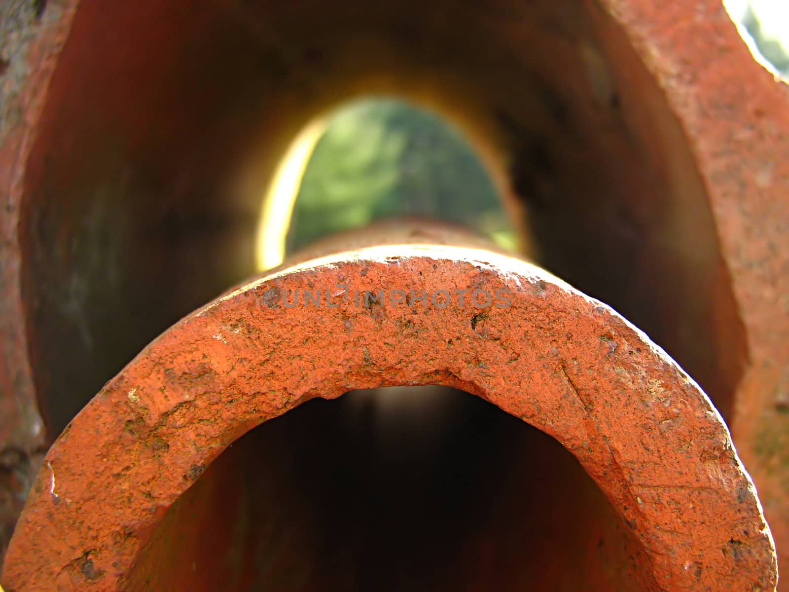 A photograph of clay pipes detailing their shapes and texture.