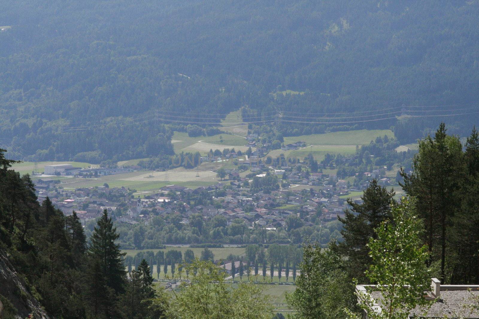 Village Oberhofen in Tyrol by koep
