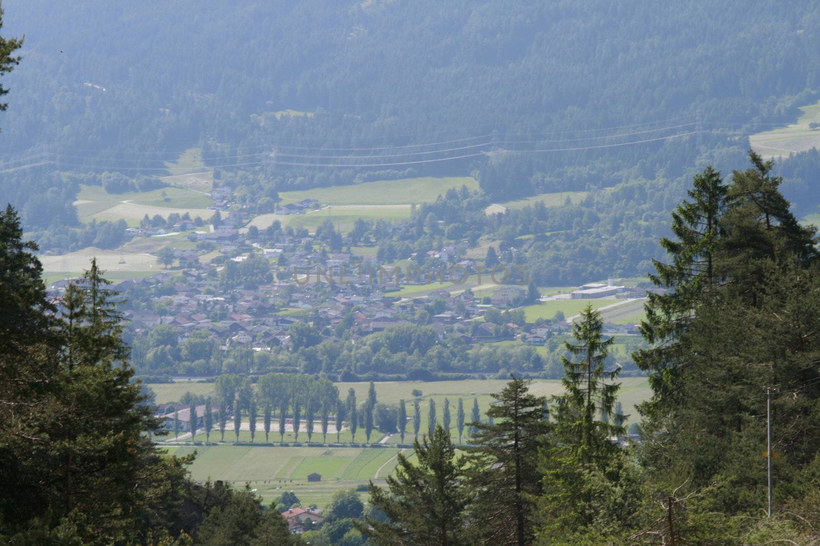 Village Oberhofen in Tyrol by koep