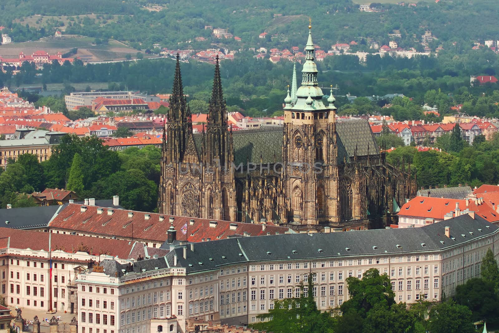 St Vitus, Prague Castle and Hradcany District, Prague, Czech Republic