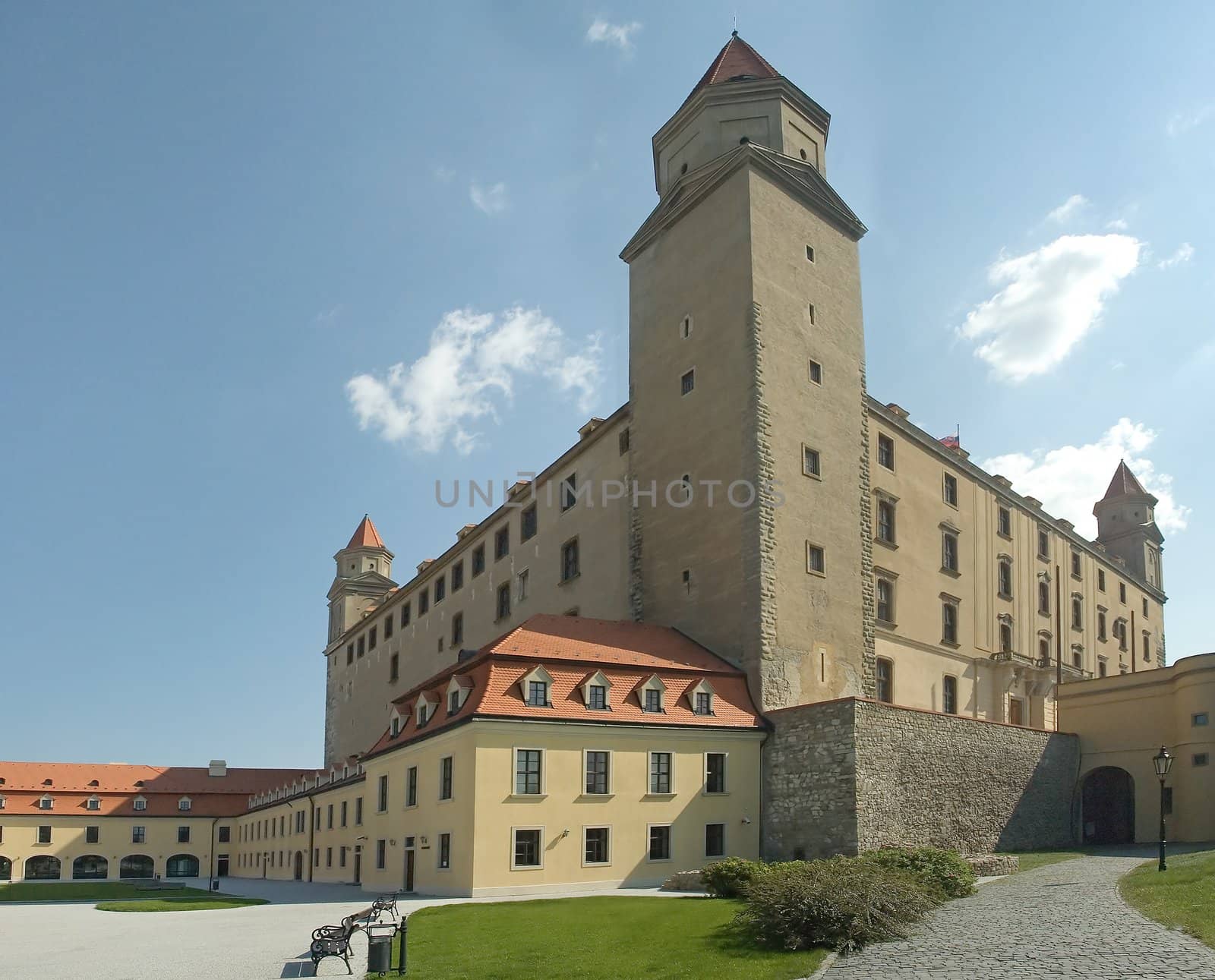 photo of bratislava castle, no people are visible, 