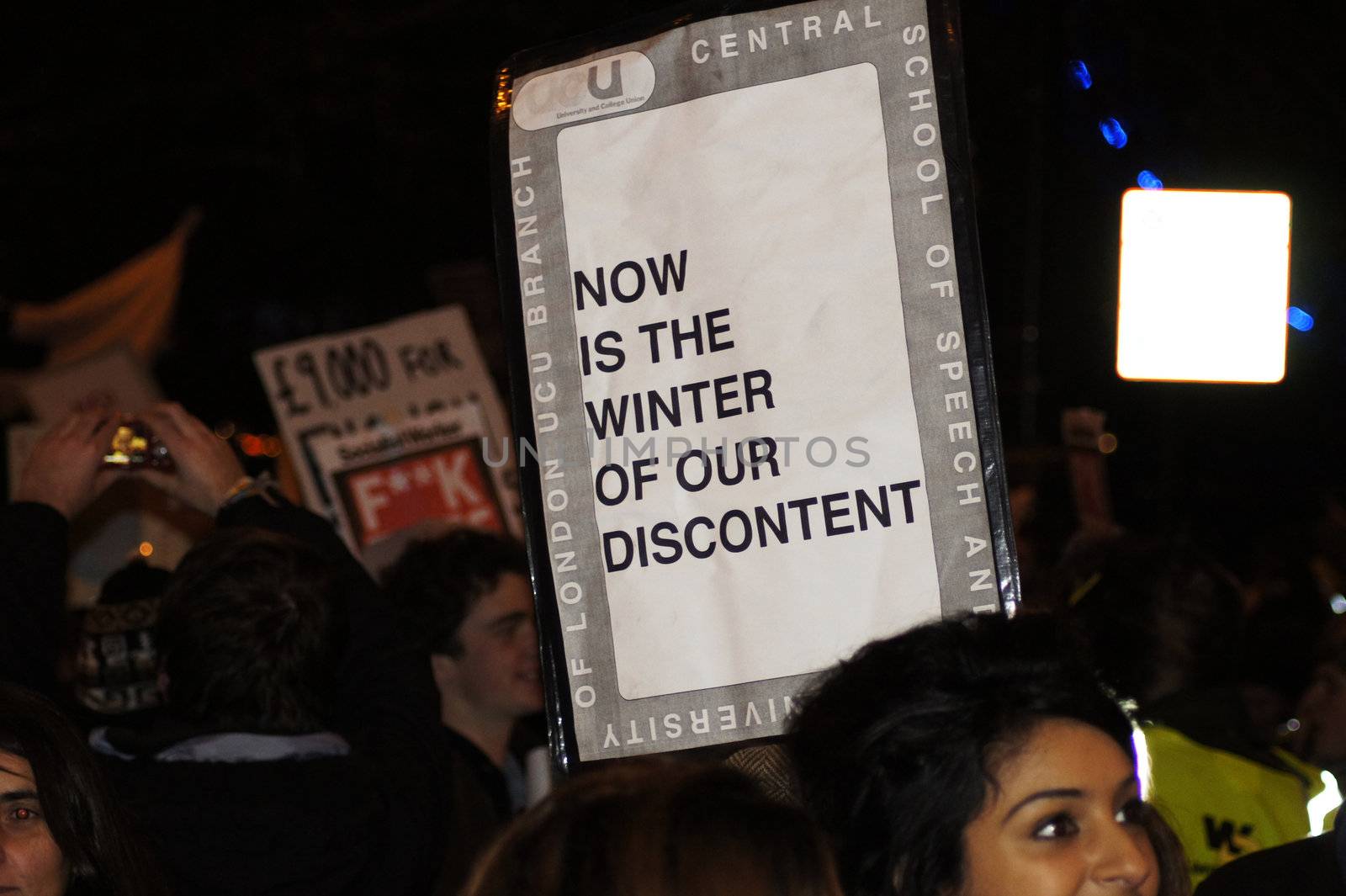 Student Protest In Central London 9 December 2010 by harveysart