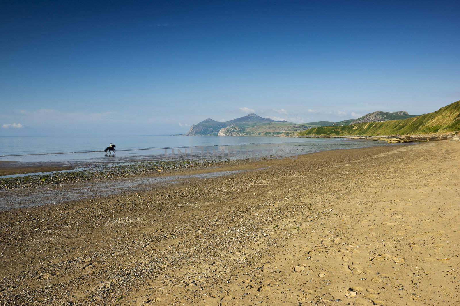 Morfa Nefyn beach on the Llyn Peninsula North Wales