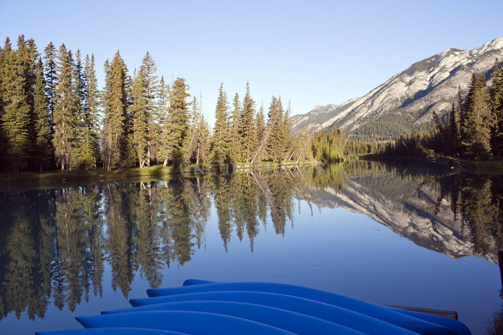 Rocky Mountains in Banff National Park Canada