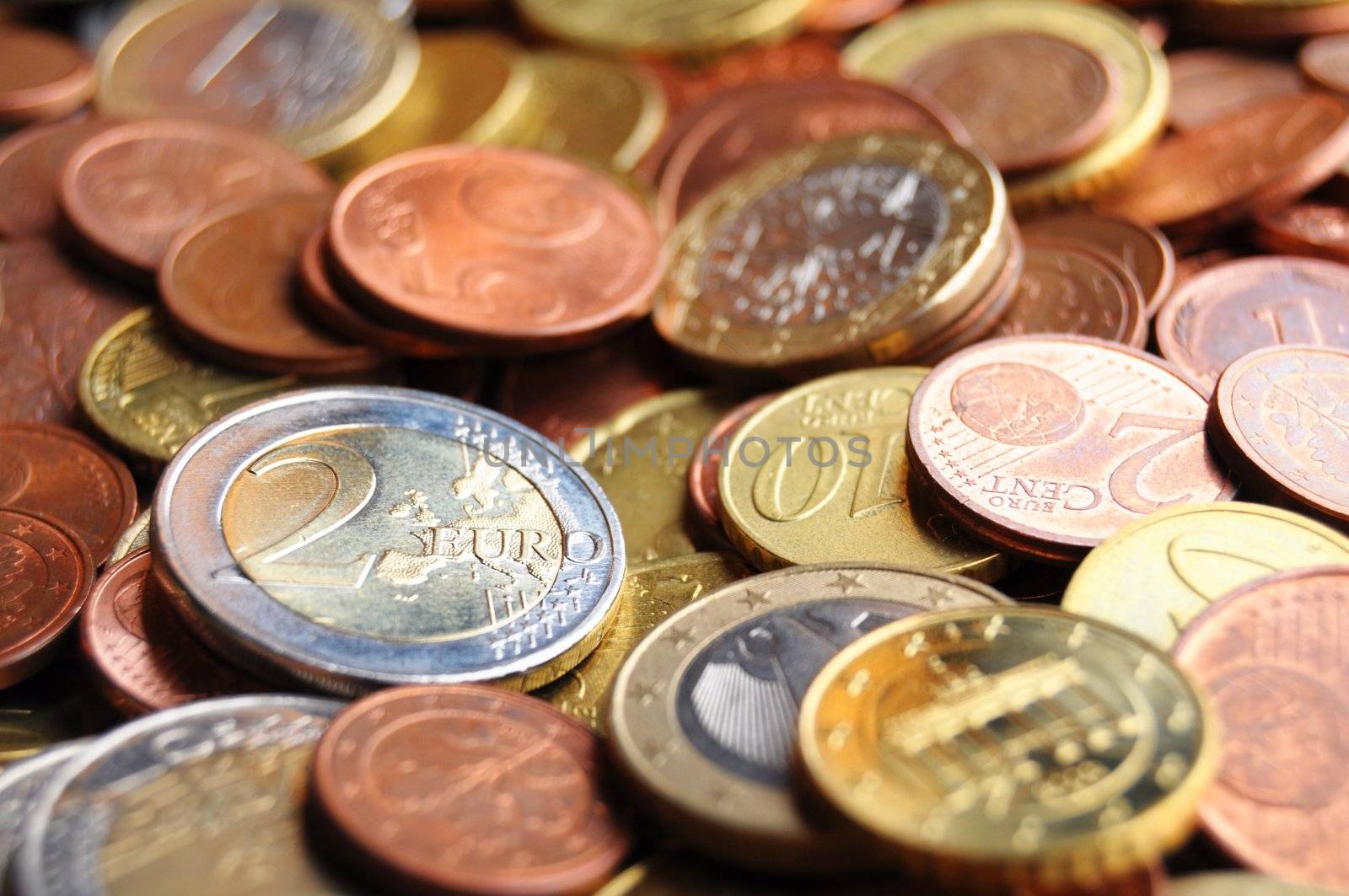 euro money background showing finance banking or savings concept