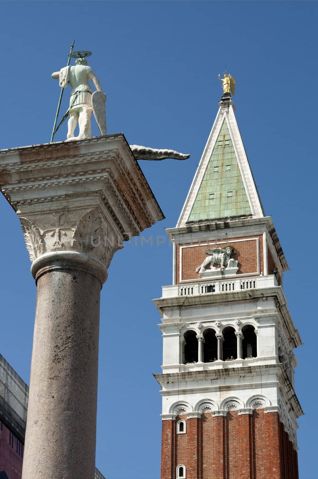 St Mark's Campanile, Venice, Italy by johnnychaos