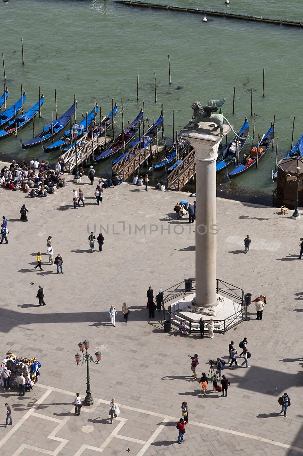 Aerial view of Venice city by johnnychaos